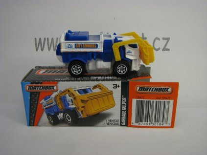 Mattel Matchbox Angličák v krabičce Garbage Gulper popelář MBX Adventure City