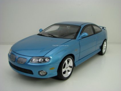 Pontiac GTO 2004 Bermude Blue 1:18 Ertl - Auto World AMM1025