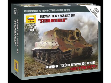 Tank Sturmtiger 1:100 Zvezda 6205