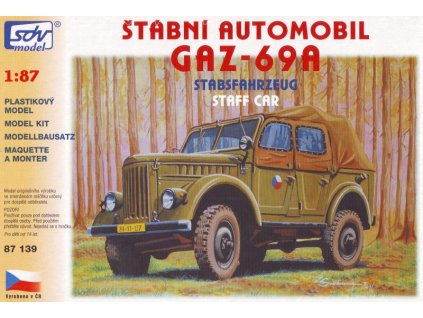 Gaz 69A Štábní automobil kit 1:87 SDV 87139