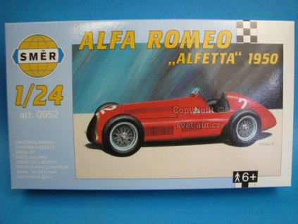 Alfa Romeo Alfetta 1950 stavebnice 1:24 Směr