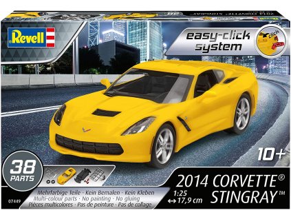 Chevrolet Corvette Stingray kit easy-click system 1:25 Revell 7479