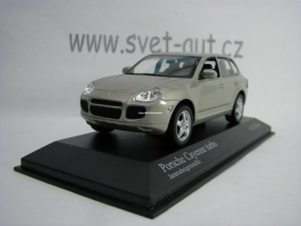 Porsche Cayenne Turbo 2002 beige metallic 1:43 Minichamps