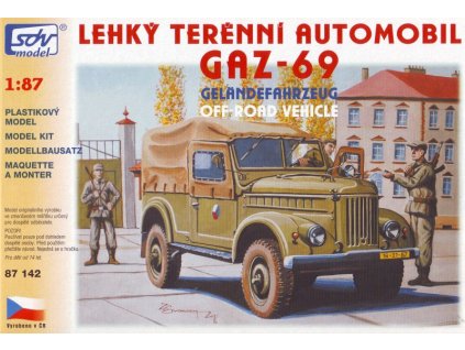 Lehký terénní automobil Gaz-69 1:87 SDV 87142