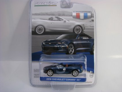 Chevrolet Camaro SS 2016 Blue Velvet GM Collection 1:64 Greenlight