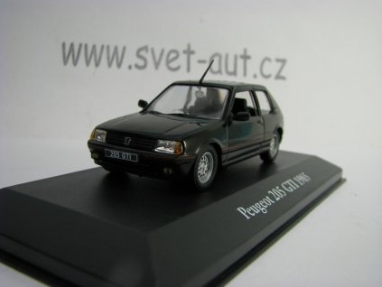 Peugeot 205 GTI 1985 Black 1:43 Atlas Edition