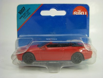 BMW 645i Cabrio Red model Siku 1007