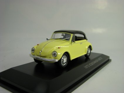 Volkswagen Beetle Cabrio 1972 Yellow černá střecha 1:43 Lucky Die Cast