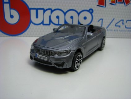 BMW M4 Cabriolet 2014 Grey 1:43 Bburago