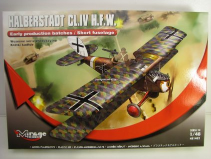 Halberstadt CL.IV H.F.W. 1:48 Mirage Hobby 481402