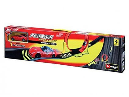 Ferrari 599 XX Single Loop dráha Race a Play 1:43 Bburago