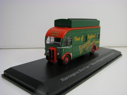AEC Harrington Box Van West England Boxing Academy 1:76 The Greatest Show On Earth