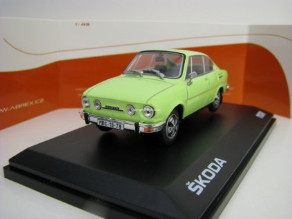 Škoda 110R Coupé 1980 Lime Green 1:43 Abrex