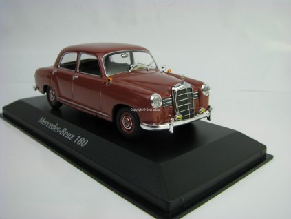 Mercedes-Benz 180 W120 1955 Red 1:43 Maxichamps