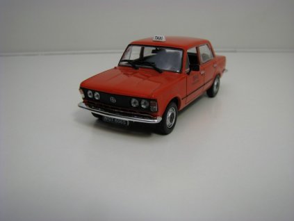 Fiat 125P Taxi Red 1:43 Atlas Edition