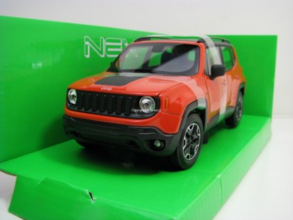 Jeep Renegade Trailhawk Orange 1:24 Welly