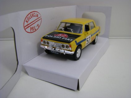 Fiat 125p No.52 Polski Fiat Rally Yellow 1:43 Daffi
