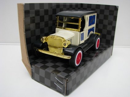 Veterán auto Pick Up Crémové 11 cm Pull Back Toi-Toys