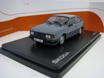 Škoda Rapid 136 (1987) Šedomodrá 1:43 Abrex