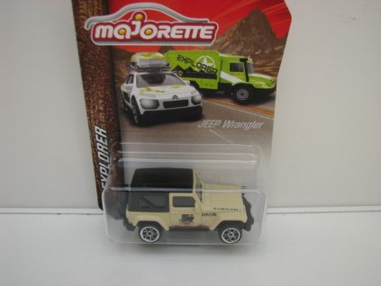 Jeep Wrangler Rubicon Beige blistr Majorette Explorer 7601