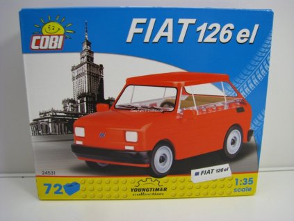 Cobi 24531 Fiat 126 el stavebnice 1:35 Youngtimer collection