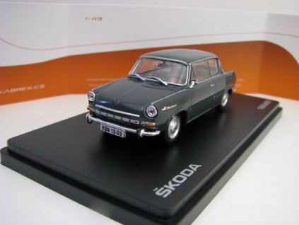 Škoda 1100 MBX 1969 Šedá Tmavá 1:43 Abrex