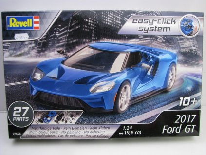 Ford GT 2017 kit easy-click system 1:24 Revell
