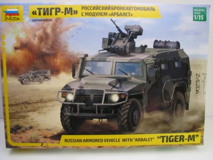 Gaz Tigr-M with Arbalet kit 1:35 Zvezda 3683