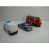 SOS Cars set 3 modely ambulance Policja Straž Majorette