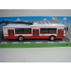 Trolejbus kovový 16 cm Pull back Rappa
