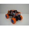Terénní Big Foot auto 4x4 Pull back Oranžové 15 cm teddies