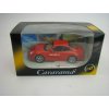 Porsche 911 Carrera S Red hnědý interiér 1:43 Cararama