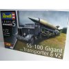 SS-100 Gigant with Transporter Hanomag V2 stavebnice 1:72 Revell 03310
