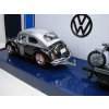 Volkswagen Beetle s přívěsem a motorkou 1:24 Motor Max