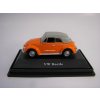 Volkswagen Beetle Cabrio Orange se šedou střechou 1:72 Cararama