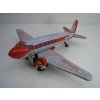 Letadlo DC-3 na setrvačník Replika plechové hračky China W601929