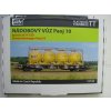 Nádobový vůz Paoj 10 epocha III-IV ČSD stavebnice TT 1:120 SDV 12102