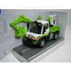 Mercedes Unimog Mini Bagr 13 cm Maisto