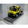 Mercedes Unimog Sklápěč žlutý se železničním pojezdem 13 cm Maisto