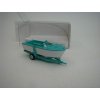 Přívěsný vozík s motorovým člunem 1:87 Wiking 9503