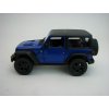 Jeep Wrangler Rubicon 2018 se střechou Blue 1:34 Kinsmart