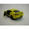 Chevrolet Camaro ZL1 Yellow Pull back 1:38 Kinsmart