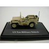 Jeep Willys 1/4 Ton Military USA 1944 Sand 1:72 Cararama