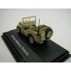 Jeep Willys 1/4 Ton Military USA 1944 Sand 1:72 Cararama