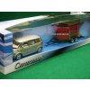 Volkswagen Microbus 2001 s Přívěsem na koně 1:43 Cararama