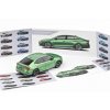 Škoda Octavia IV RS 2020 Zelená Cosmic Metalíza 1:43 Abrex