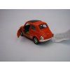Fiat 500 11 cm Oranžový Pull back