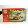 Škoda Favorit Barum Rallye 1996 žlutý stavebnice 1:28 Směr