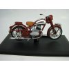 Jawa 250 Pérák 1948 tmavě červená 1:18 Abrex