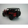 Jeep Wrangler Rubicon 2018 se střechou Red 1:34 Kinsmart